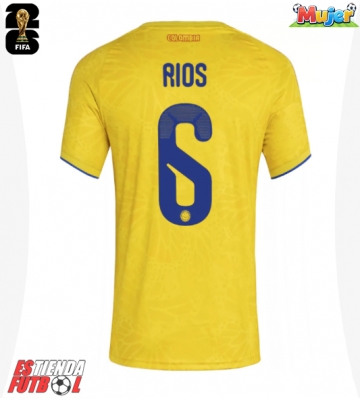 Colombia Richard Rios #6 Primera Equipación Mujer Mundial 2026 Manga Corta